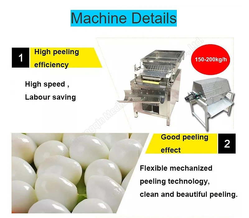 Small Commercial Quail Egg Processing Machine Automatic Machines Peeling Quail Egg Boiled Hen Egg Egg Crushing Machine Quail Egg Breaking Machine