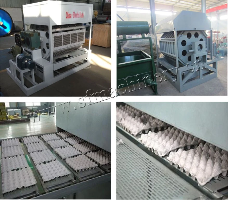 Egg Tray Machine Production Line with a Capacity of 1500 Pints Per Hour