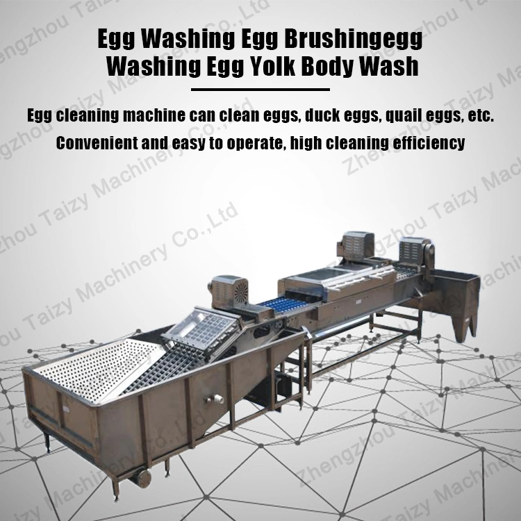 Dirty Egg Washing Drying Sterilizing Line