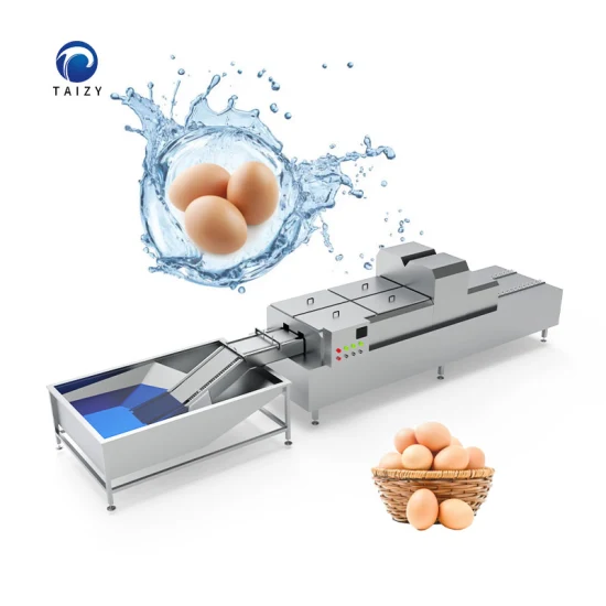 Automatic Brush Egg Washing Candling Oil Spraying Machine Egg Processing Line