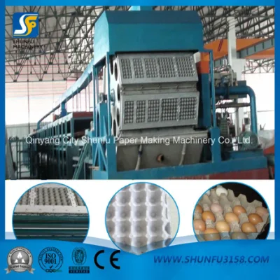 Egg Tray Machine Production Line with a Capacity of 1500 Pints Per Hour