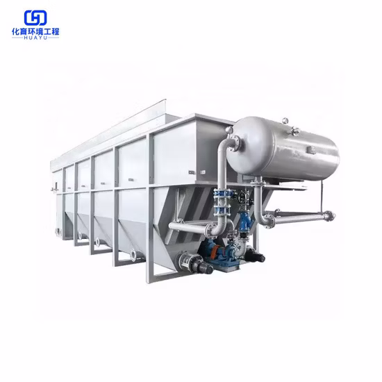 Duck Eggs, Fish, Vegetable Cleaning Wastewater Small Mobile Dissolved Air Flotation Machine